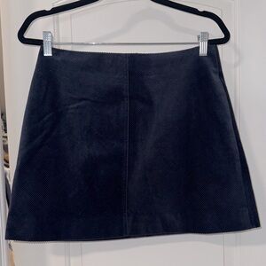 JCREW Navy Corduroy Skirt